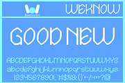 Good New font, a Font by weknow (Thumbnail 1 of 8)