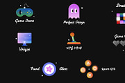 Games Icons And Titles | DaVinci, a Templates & Theme by 2dfx (Thumbnail 1 of 2)