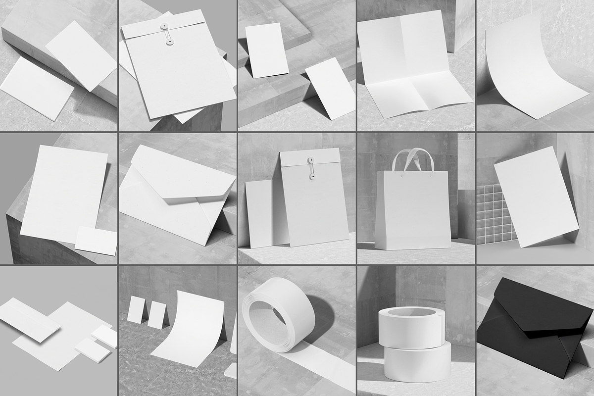 Stationery Brand Identity Mockup, a Product Mockup by Mockupdaddy (Photo 3 of 22)