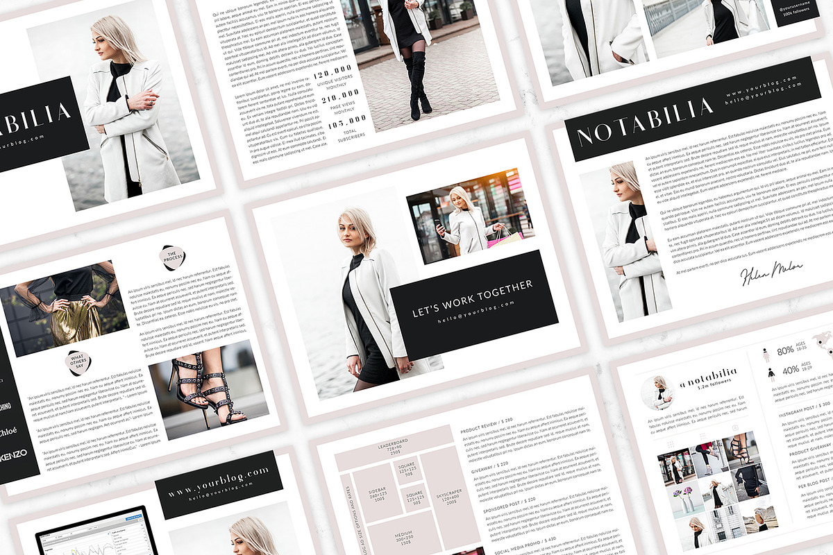 Media Kit - 5 Page, a Stationery Template by Eesome Design Studio (Photo 7 of 17)