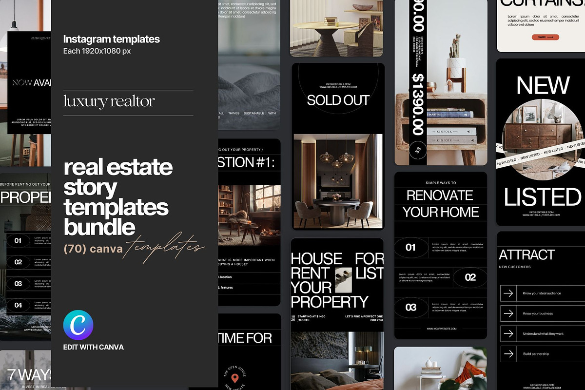 Real Estate Story Template, a Social Media Template by Prapti Design (Photo 1 of 10)