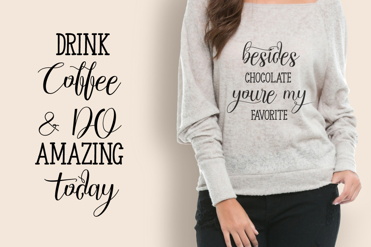 Chocolate Milky (Script And Slab), a Script Font by FHFont (Photo 9 of 11)