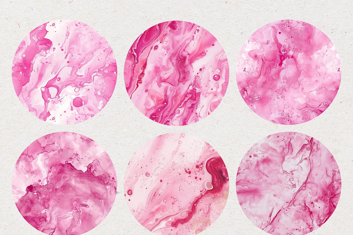 Pink Marble Textured Seamless Paper, a Texture Graphic by Natural Planners (Photo 2 of 3)