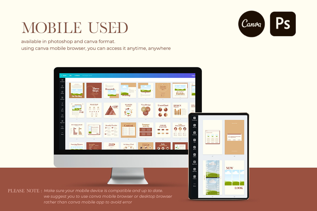 Instagram Creator For Coach CANVA PS, a Social Media Template by Eviory (Photo 50 of 57)