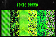 Toxic green seamless patterns pack, a Pattern Graphic by Gudiny (Thumbnail 7 of 8)