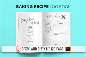 Baking Recipe Log Book