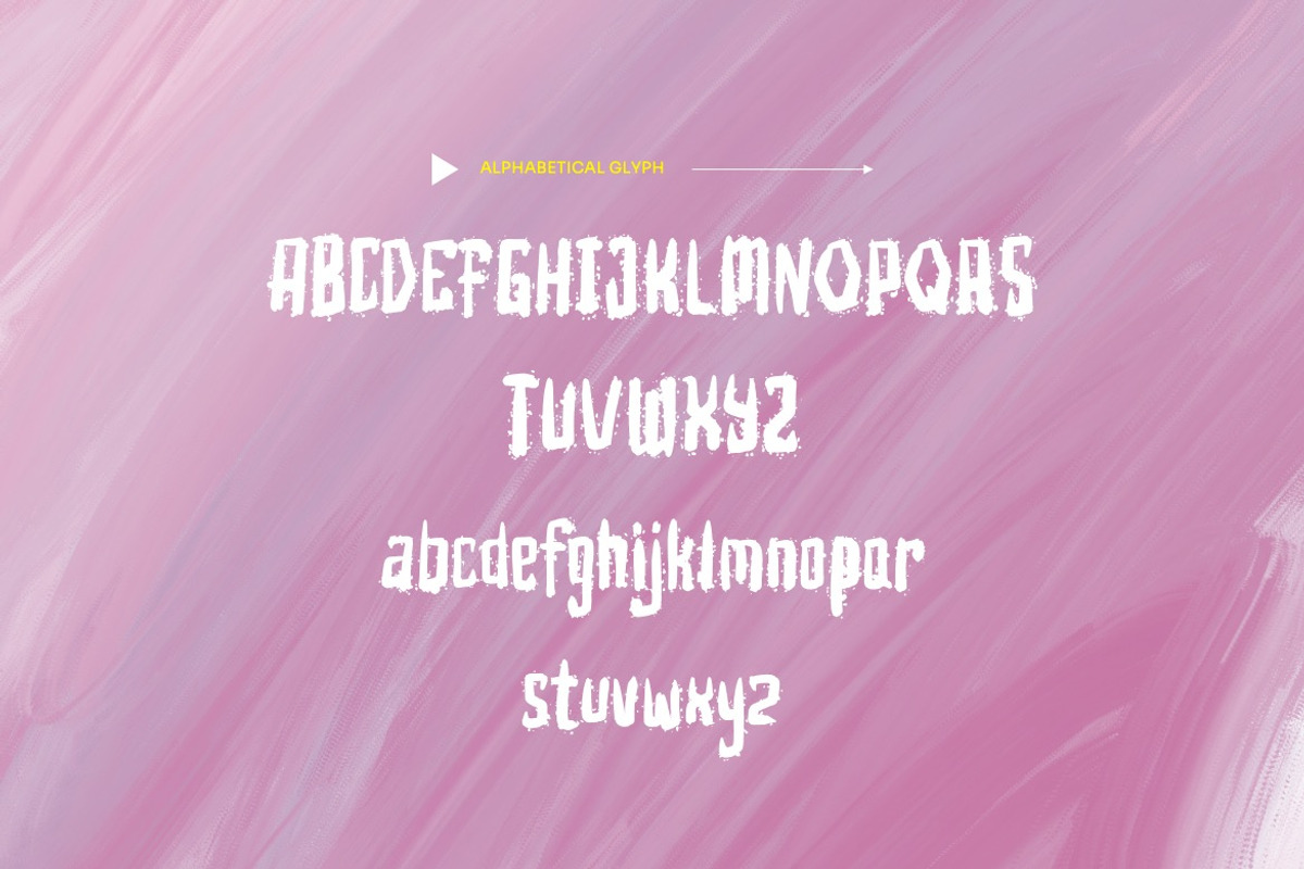 Hanoves - Textured Brush Font, a Handwritten Font by Dhabee (Photo 4 of 10)