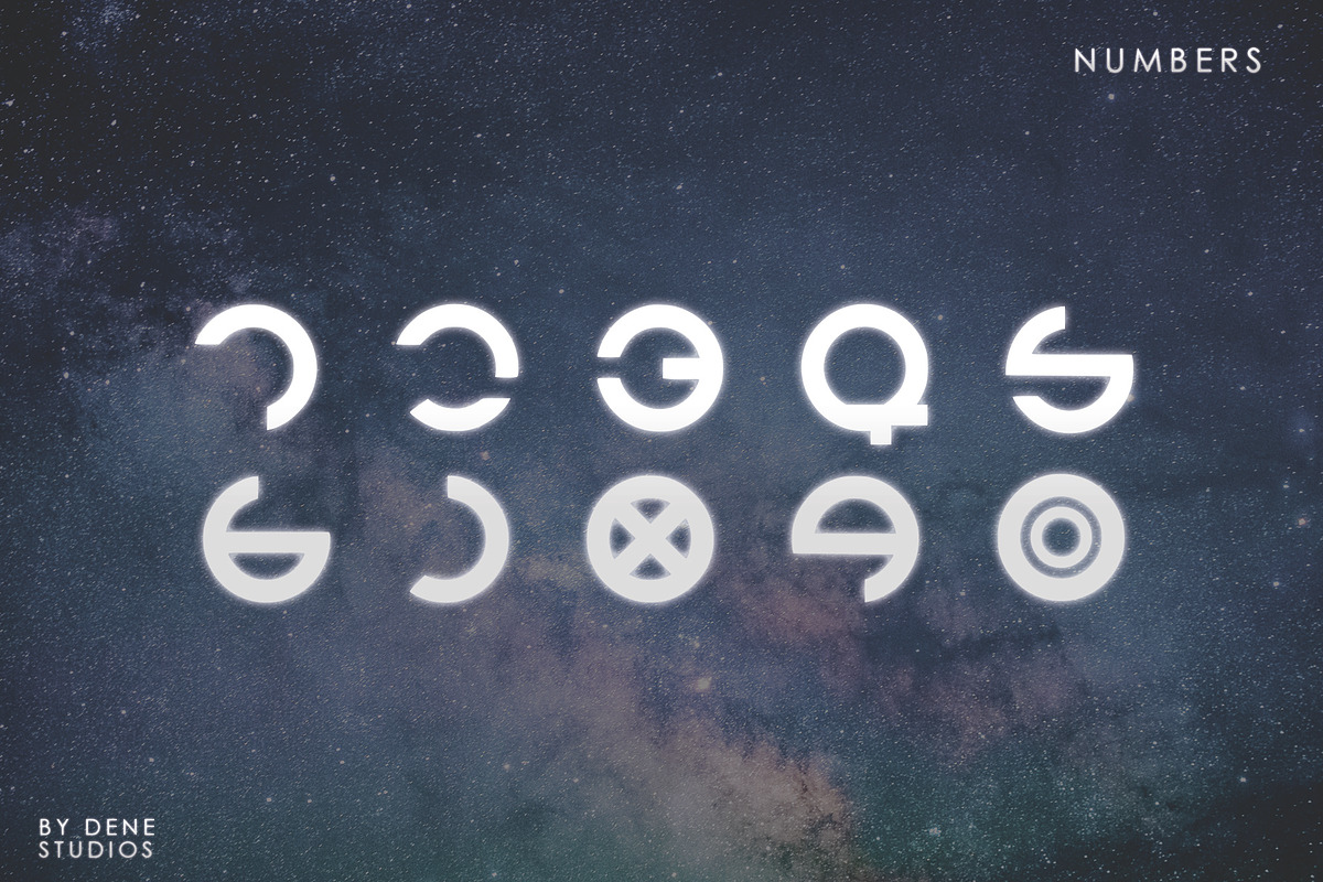 ORION - A Futuristic Typeface preview 4