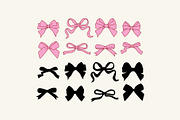Coquette cherries and bows, a Decorative Illustration by yabluko_draws (Thumbnail 6 of 8)
