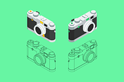 Analog Cameras Illustrations, an Illustration by Lukino (Thumbnail 2 of 8)