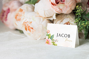 Place Card Mockup,Business Card Mock