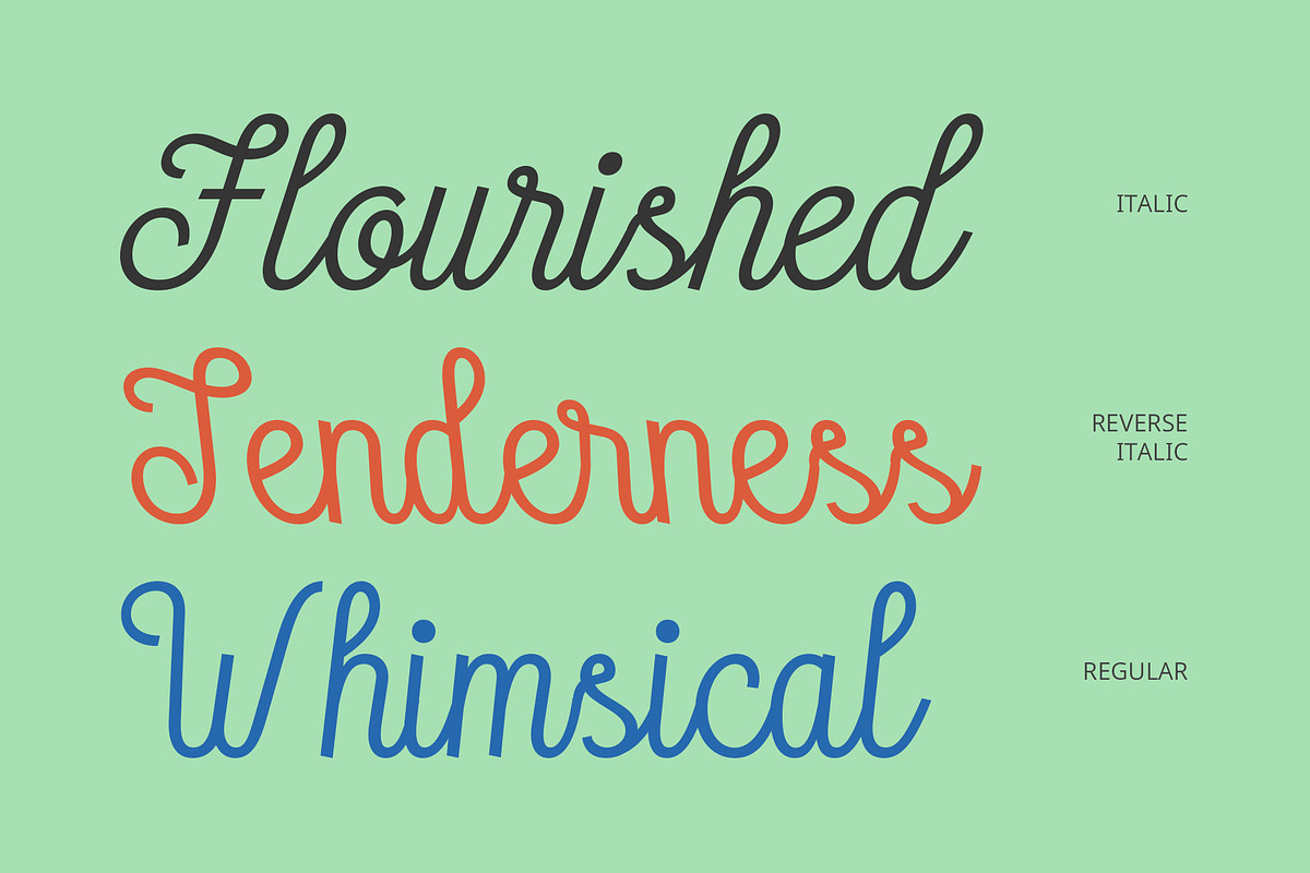 CS Blossom – Script Font, a Script Font by Craft Supply Co. (Photo 5 of 8)