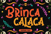 Brinca Calaca - Display Family Font, a Serif Font by Inviline.co (Thumbnail 1 of 15)