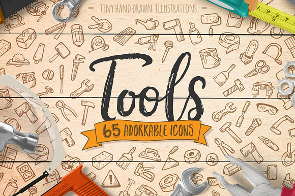 Tools Hand Drawn Icons