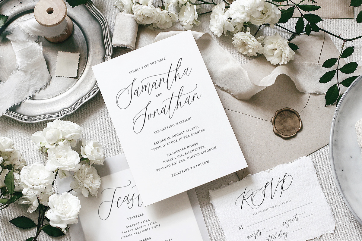 Aristea | Modern Calligraphy Script, a Script Font by Pink Coffie (Photo 4 of 9)