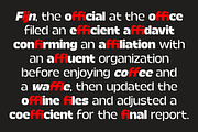 Calogen, a Sans Serif Font by Fargun Studio (Thumbnail 12 of 15)