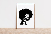 Afro Girl SVG Bundle of 24 Files, a Person Illustration by VectorMarketplace (Thumbnail 7 of 9)