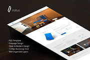 Voltus-One Page PSD Template, an UI Kit Template by flr.24 (Thumbnail 1 of 5)