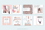 RoseGold Square & Story Templates, a Social Media Template by Andimaginary Creative Co. (Thumbnail 6 of 13)