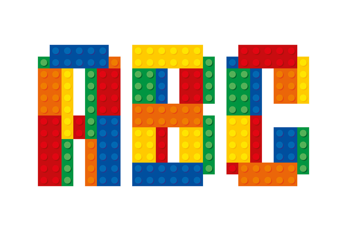 Building Brick Letters and Numbers, an Object Graphic by Kessens (Photo 3 of 3)