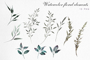 Watercolor Floral Bundle, a Texture Illustration by ollalya (Thumbnail 77 of 112)