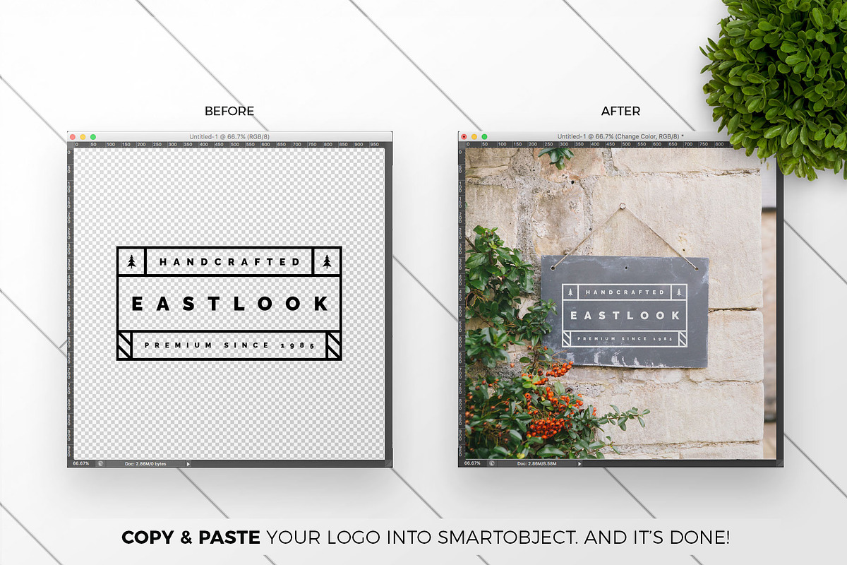 Styled Sign Board Logo Mockup, a Product Mockup by MockUpgrade (Photo 2 of 6)