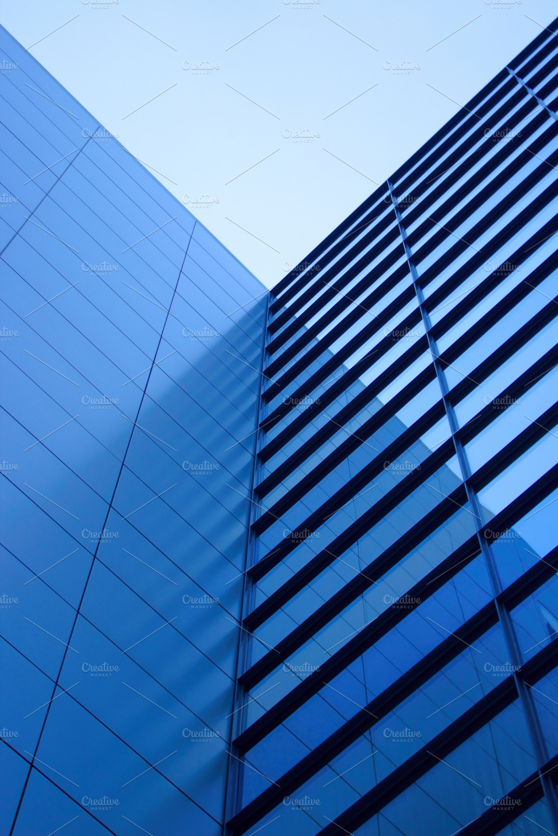 Modern building stock photo containing office and finance