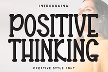Positive Thinking | Script Font