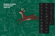 Christmas Magic Procreate Brushes, a Brush Add-On by Pencil Twist (Thumbnail 3 of 11)