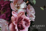 Mulberry Floral Clip Art Pattern Kit, an Object Graphic by Eclectic Anthology (Thumbnail 11 of 17)