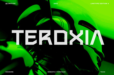 Teroxia - Futuristic Robotic Font
