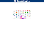 35 Smoke Bomb Overlays, colorful fog, a Layer Style Add-On by OverlayBox (Thumbnail 4 of 5)