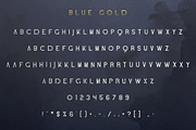 Blue Gold sans serif font + Extras, a Sans Serif Font by VP Fonts (Thumbnail 8 of 15)