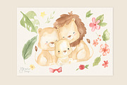 MOTHER AND BABY. Safari animal, an Animal Illustration by OlliArtDesign (Thumbnail 4 of 10)