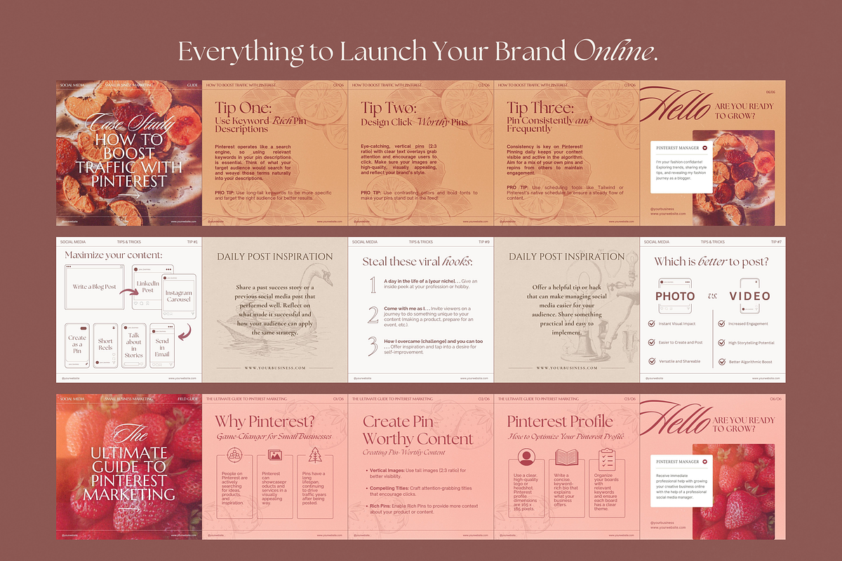 The Romantic Social Media Bundle, a Social Media Template by The Flossy Finch (Photo 17 of 22)