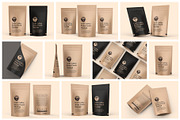 Craft Paper Coffee Pouch Bag Mockup, a Cups & Container Mockup by Ram Studio LLC (Thumbnail 10 of 11)