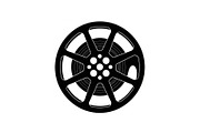 Classic Film Reel Silhouette Set, a Graphic by Designer_Momina (Thumbnail 7 of 14)