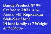 Bandy Retro Slab Font, a Slab Serif Font by Namela Studio (Thumbnail 4 of 8)