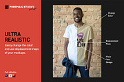 T-Shirt Mock-Up Set, a Shirt Mockup by Freeman Studio (Thumbnail 2 of 15)