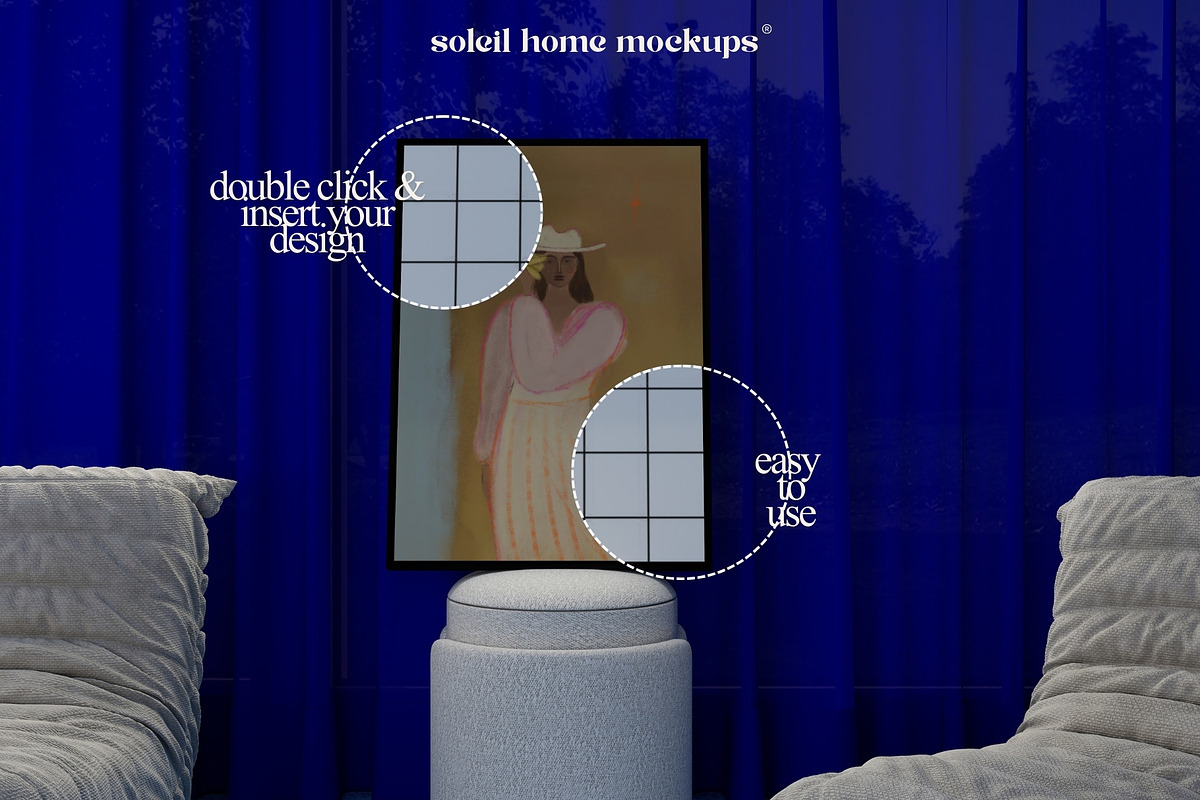 BILLIE | Modern Frame Mockup Set, a Household Mockup by SoleilHomeMockups (Photo 2 of 12)
