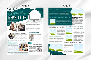 Editable Canva Newsletter Template