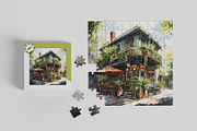 Puzzle Mockup Jigsaw Mockup 6 PSD, a Merchandise Mockup by GraphicVil (Thumbnail 6 of 9)