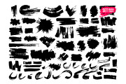 Big collection of brush strokes., a Brush Add-On by Vector photo shop (Thumbnail 7 of 7)