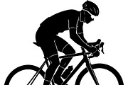 Cycling Sport Silhouette Bundle, an Illustration by Designs_River (Thumbnail 29 of 38)