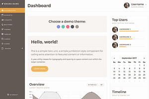 Bootstrap 4 Admin Dashboard Template