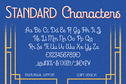 Hominer Art Deco Font, a Sans Serif Font by Letterhend Studio (Thumbnail 4 of 10)