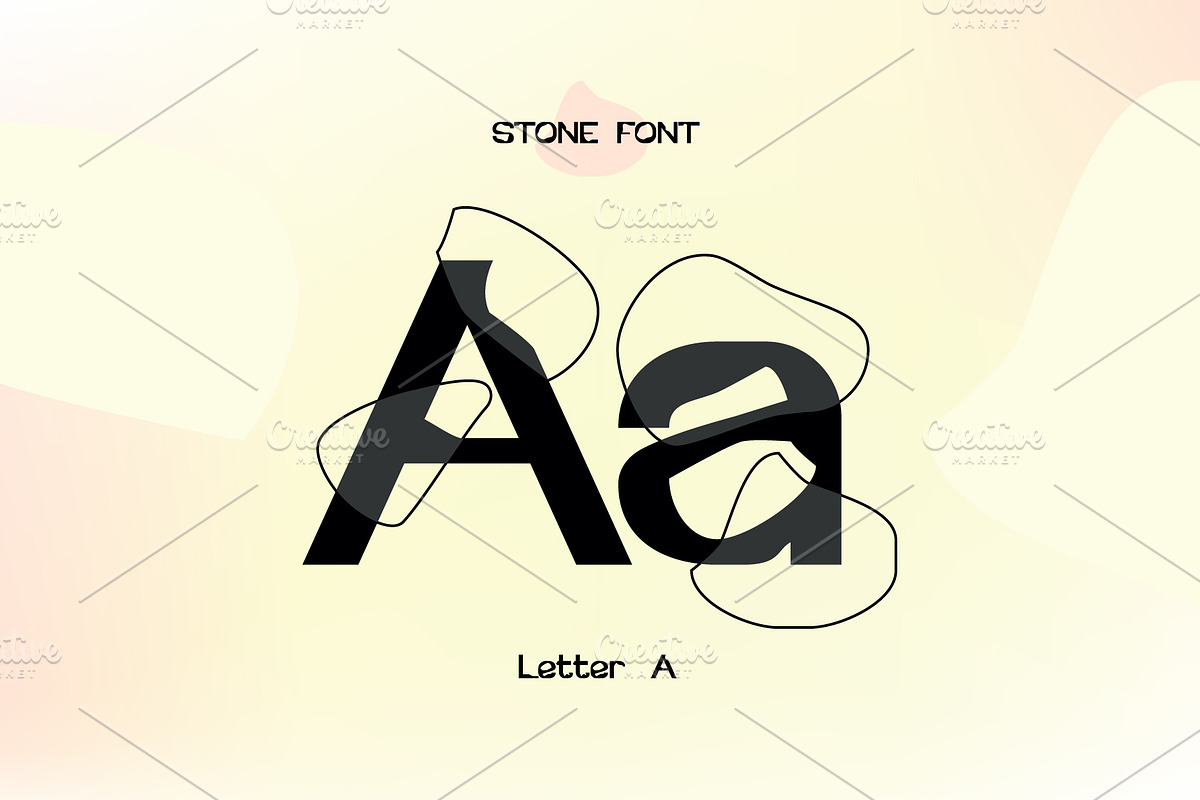 Stone Font, a Sans Serif Font by Mymlan Shop (Photo 2 of 9)