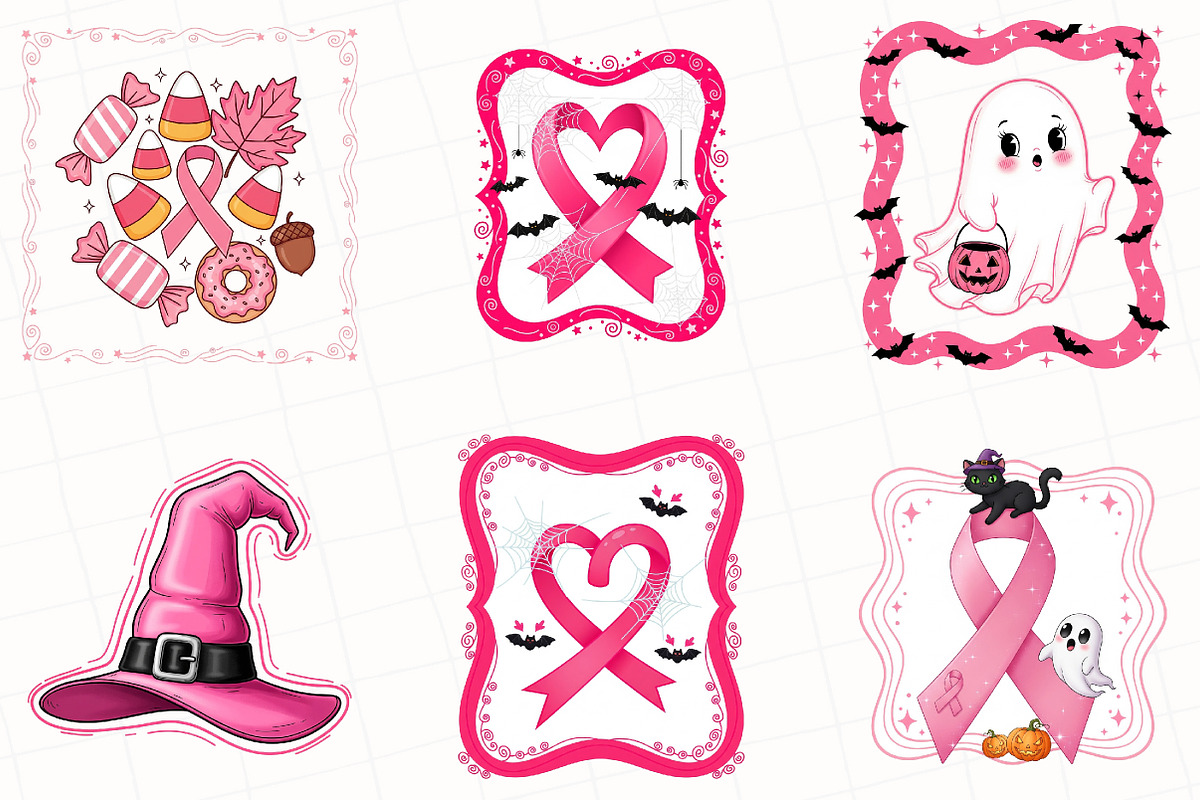 Breast Cancer Awareness PNG, an Illustration by OK Design (Photo 3 of 4)