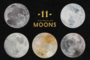 Zodiac Constellations & Moons, a Texture Illustration by Elisa Ursa (Thumbnail 4 of 7)