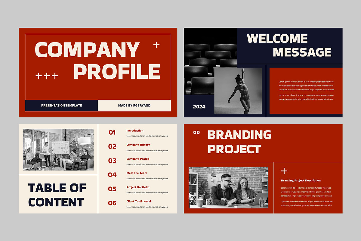 IDEOLOZI - Company Profile PPT, a Presentation Template by rgbryand (Photo 2 of 9)